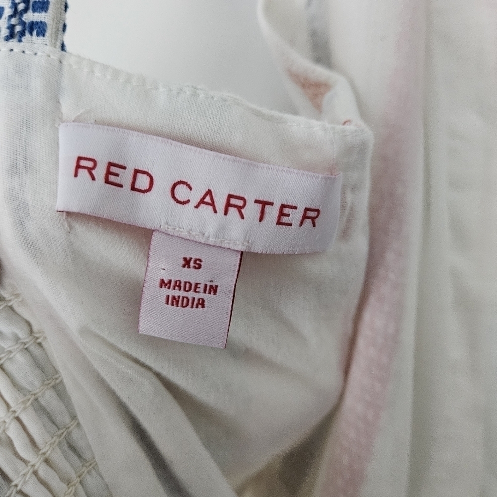 Anthropology Red Carter Everly Stripped Ruffle Hem Jumpsuit size XS - Picture 10 of 13